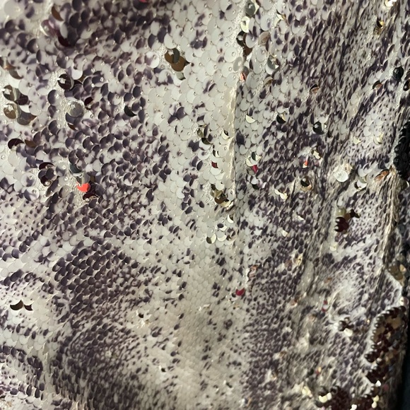 Dress The Population Charlie Sequin Snake-Print Sleeveless Jumpsuit - Worn once - Picture 5 of 5